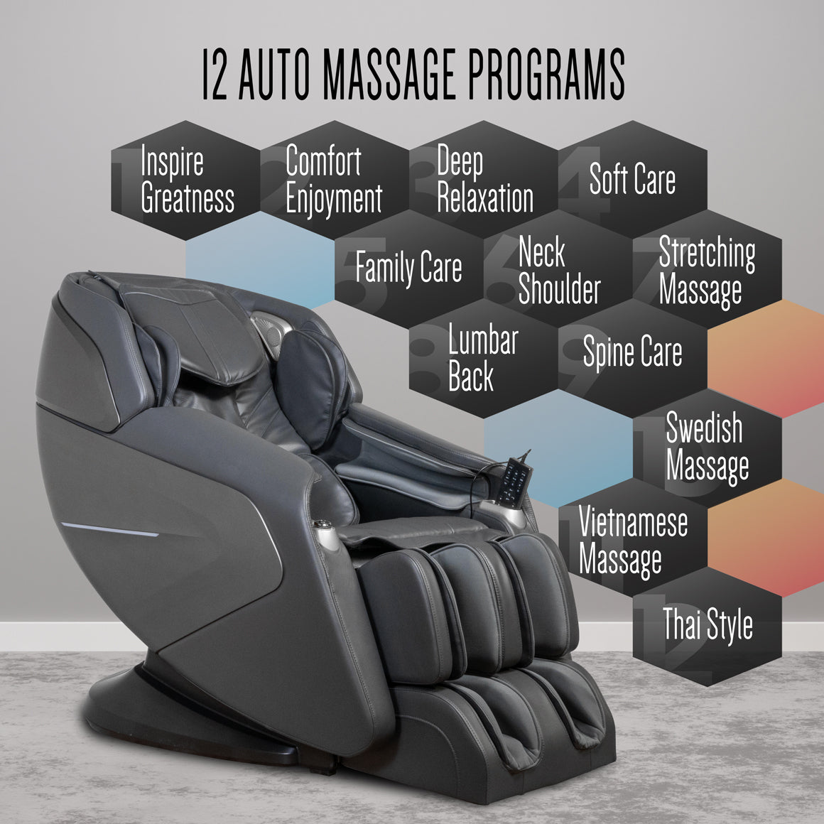 Jasper Full Body Zero Gravity Deep Tissue SL-Track Massage Chair